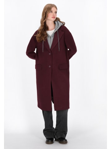 myMo ROCKS Women Coat in burgundy