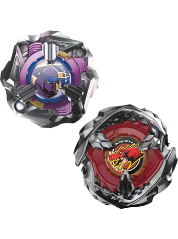 Hasbro Beyblade X Beat Tyranno 4-70Q & Knife Shinobi 4-80HN 2er-Pack 8+