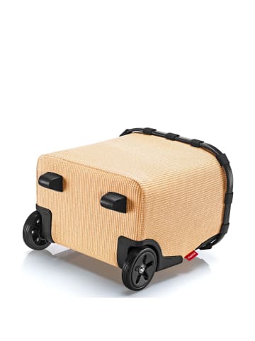 Reisenthel carrycruiser - Einkaufstrolley 47.5 cm (twist maroon) in frame raffia black
