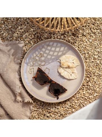 like. by Villeroy & Boch 6er Set Speiseteller Perlemor Sand in Beige ø 27,1 cm in beige