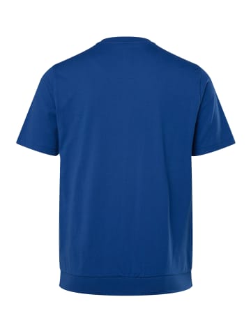 Men Plus Kurzarm T-Shirt in blau