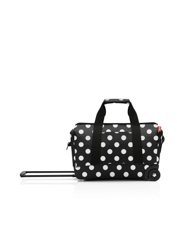 Reisenthel traveling allrounder L - 2-Rollenreisetasche 49 cm in frame dots white