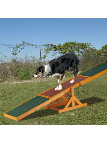 relaxdays Dog Agility Wippe in Bunt