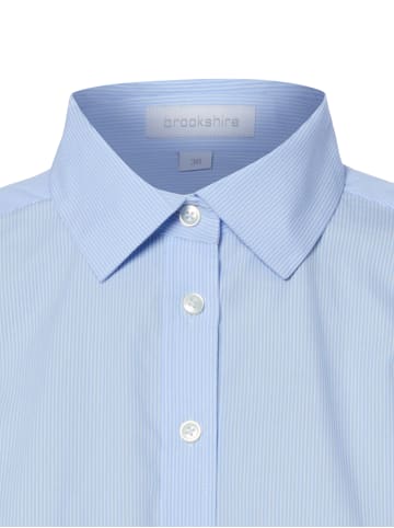 brookshire Bluse in hellblau weiß