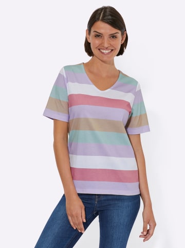 WITT WEIDEN Streifenshirt in flieder-flamingo-gestreift