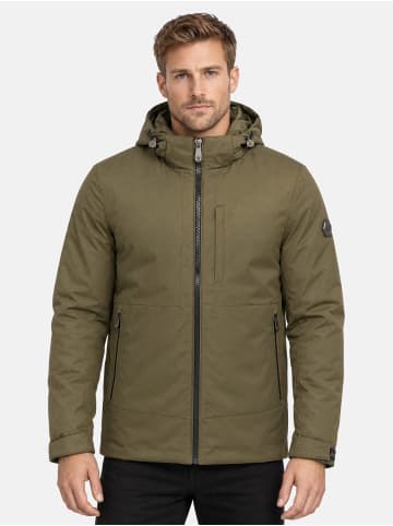 Winterjacke "A824" - mit Kapuze - in Khaki