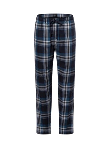 Schiesser Pyjamahose Mix + Relax in marine blau - 0001