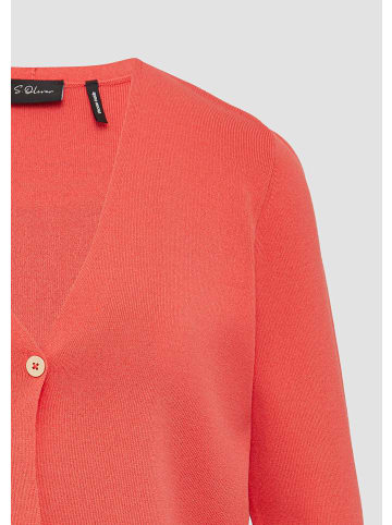 s.Oliver BLACK LABEL Strickjacke langarm in Rot