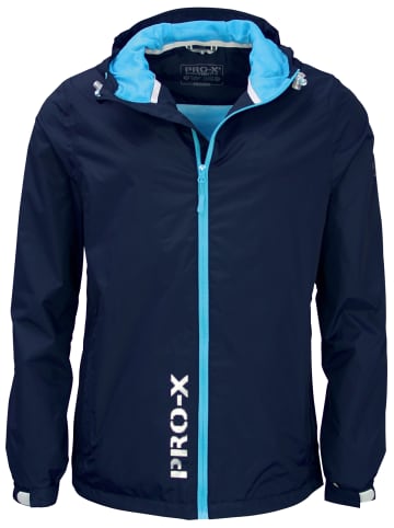 PRO-X elements Regenjacke "FLASHY" in Marineblau