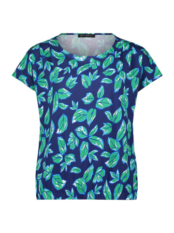 Betty Barclay Printshirt mit Gummizug in Dark Blue/Green