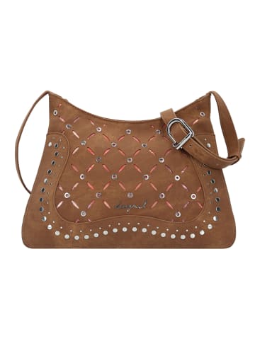 Desigual Yankee Manaos Umhängetasche 40 cm in braun