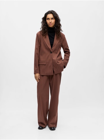 Object Blazer in Cocoa Brown