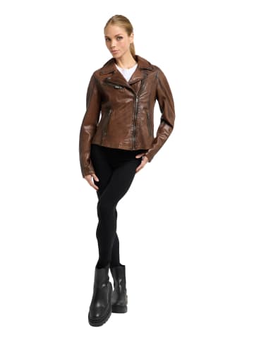 Bruno Banani Lederjacke Pasia in Braun