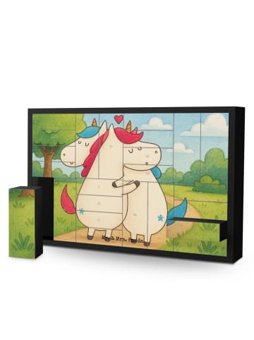 Mr. & Mrs. Panda Adventskalender Einhorn Mitteilung Design ohne ... in Weiß