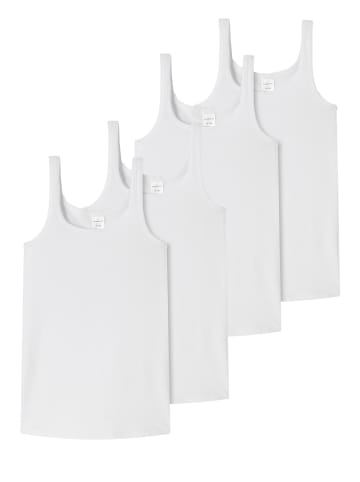 Schiesser Unterhemd 95/5 Organic Cotton in Weiß