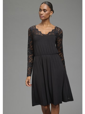Laura Scott Spitzenkleid in schwarz