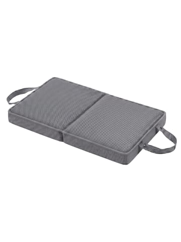 relaxdays Kniekissen in Grau - (B)61 x (H)6 x (T)34 cm