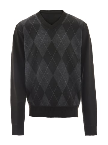 nowles Herren Pullover in Schwarz Grau