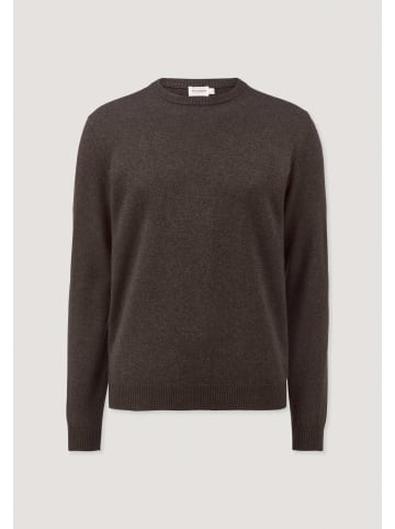 Hessnatur Pullover Regular in kaffeebraun