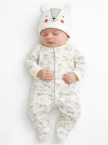 Minoti Strampler NOSBABYPACK4 in weiß