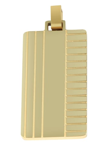 Adeliás Unisex Anhänger aus Edelstahl in gold