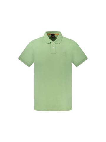 Hugo Boss Grün Herren Poloshirt aus Baumwolle