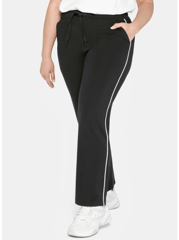 sheego Jogginghose in schwarz