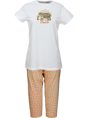 REDBEST Single-Jersey Schlafanzug in creme