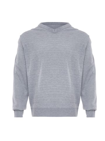 sloan Pullover in Hellgrau Melange