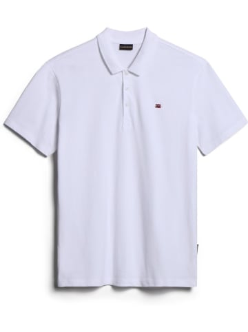 Napapijri Polo "Ealis Ss Sum" in Weiß