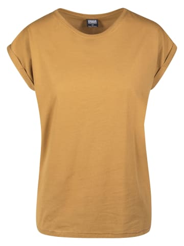 Urban Classics T-Shirts in Beige/Braun