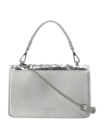 Seidenfelt Seljord - Henkeltasche 23.5 cm (black) in silver