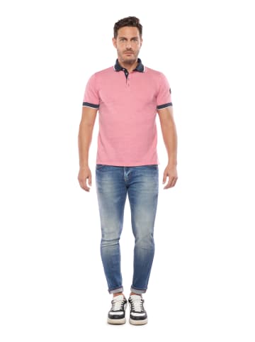 Le Temps des Cerises Poloshirt POLO SHIRT NOVIL  (SHORT SLEEVE) in pink