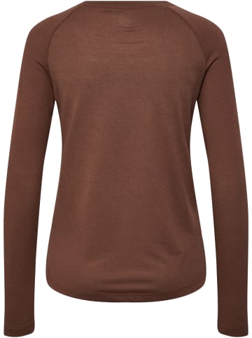 Hummel Hummel T-Shirt Hmlmt Yoga Damen Atmungsaktiv Leichte Design in NUTMEG