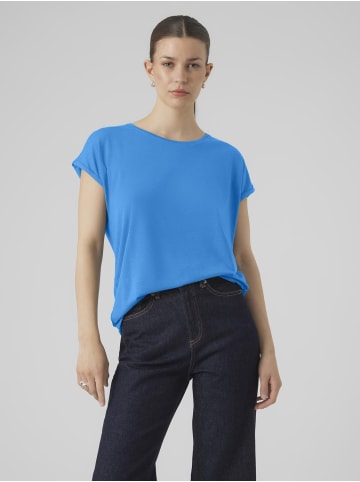 Vero Moda Basic Stretch T-Shirt VMAVA in Blau-4