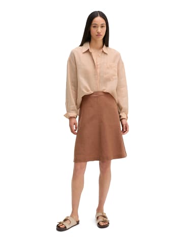 Marc O'Polo Leinenrock A-Shape in Burnt Brown