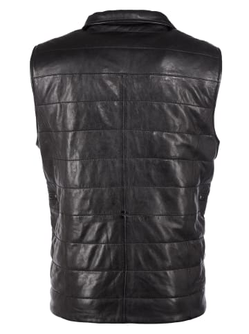 JCC Lederweste 3102179 in schwarz
