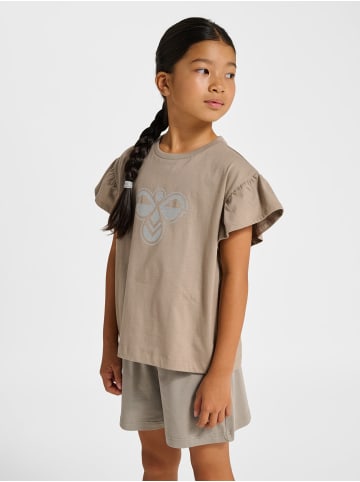 Hummel T-Shirt Hmljr Ruffle Mädchen in ROCK RIDGE