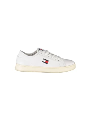 Tommy Hilfiger Weiße Polyurethan-Sneaker
