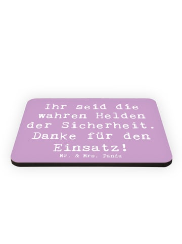 Mr. & Mrs. Panda Pinnwand Magnet Spruch Sicherheitsdienst Helden... in Lavendeltraum