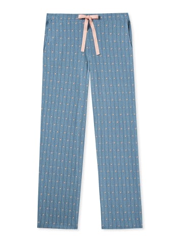 Schiesser Pyjamahose Mix + Relax in blau, pfirsich