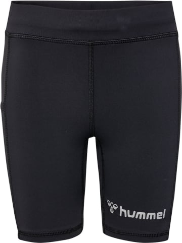 Hummel Kinder Leggings "Hmlrun Short Tight Kids" in Schwarz