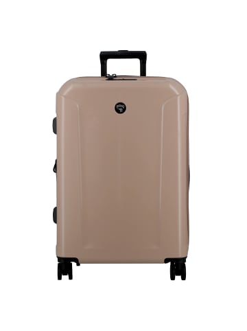 Jump Glossy 4 Rollen Trolley 67 cm mit Dehnfalte in pêche