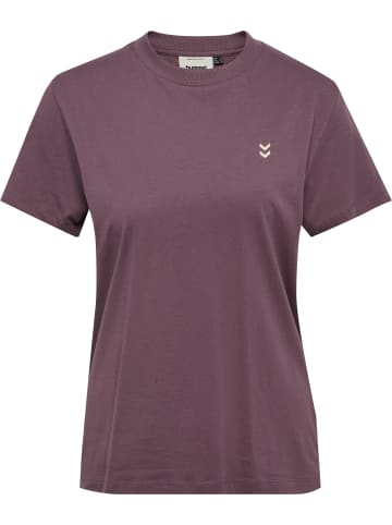 Hummel T-Shirt Hmlpulse Damen in BLACK PLUM