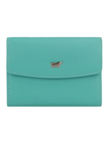 Braun Büffel Joy Geldbörse RFID Schutz Leder 10.5 cm in teal