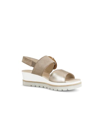 Gabor Plateau Sandalen in beige