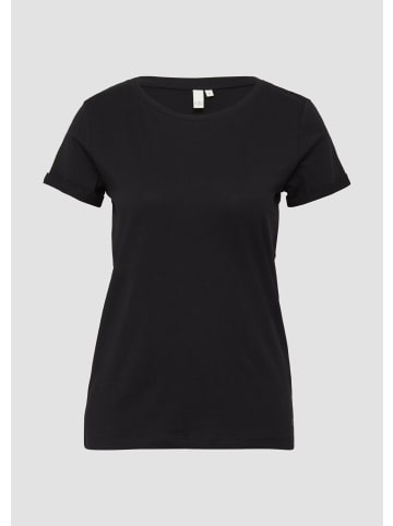 QS T-Shirt in 9999_schwarz