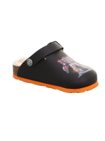 superfit Tieffußbett Pantolette FUSSBETTPANTOFFEL in Schwarz/Mehrfarbig