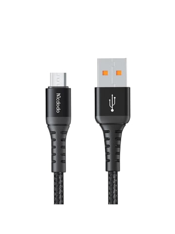 Wisam® Schnell-Ladekabel 3A Micro-USB Kabel 1m schwarz