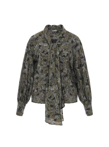 DreiMaster Vintage Women Shirt in black flower